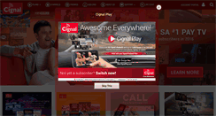 Desktop Screenshot of cignal.tv